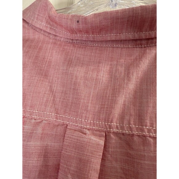 U.S. Polo Assn Men’s 3XLT Pink Button Down Shirt Short Sleeve Cotton Blend - Picture 5 of 8